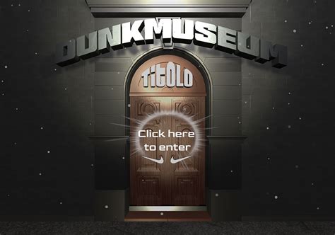 nike dunk museum|Titolo Unveils Interactive 'Dunk Museum' to Celebrate .